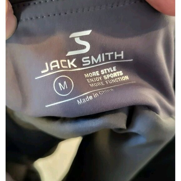 Jack Smith Gray Quilted Stretch Mini Skirt Zip Pockets Sz M Gorpcore Athletic - Picture 5 of 6